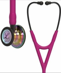 Littmann Cardiology IV, Framboos Slang / High Polish Rainbow Borststuk / Smoke Steel En Oorbeugel -Medisana Sales 550x641 2