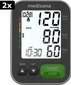 2x Medisana BU 565 Bovenarmbloeddrukmeter Zwart -Medisana Sales 550x645 2