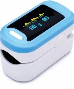 Yonker YK-83C-2020 Blauw| Digitale Vingertop Zuurstofmeter | Pulse Oximeter | Zuurstof Saturatie Meter - Hartslagmeter - Saturatiemeter - Oximeter Pulse