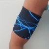 Omnipod-bandjes Lycra Armband Met Lichtflitsen Van 39/40 Cm Ter Bescherming Van De Omnipod Of Sensor Ivm Diabetes, Geschikt Om Mee Te Zwemmen. Beschermt De Sensor Zoals De Freestyle Libre Of De Omnipod