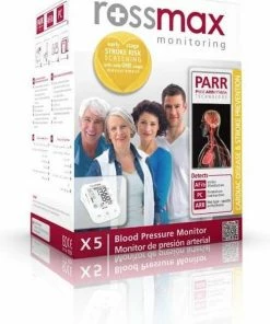 Rossmax X5 - Bloeddrukmeter Bovenarm Hartstichting - Klinisch Gevalideerd - Hartslagmeter - Onregelmatige Hartslag - AFib En PC Detectie - Geheugen - Gemiddelde Ochtend En Avond - Opbergetui - Manchet 22 - 40 Cm - 2 Gebruikers En Gastmodus -Medisana Sales 550x725