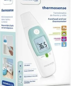 Miniland Thermosense Voorhoofd En Oor Thermometer Met App En LED Indicator