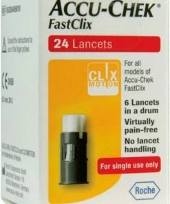Roche Accu Chek Fastclix Lancetten 24 St