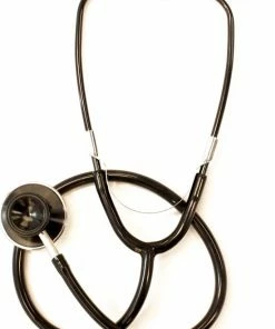 Merkloos Stethoscoop Voor Verpleegkundige - DUAL - Dubbelzijdig - Kleur Zwart - Verpleegster Stethoscoop - Nurse Stethoscope