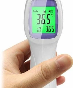 Déluxa Deluxa Infrarood Thermometer - Contactloos - Geheugen Van 32 Metingen - Wit / Paars -Medisana Sales 550x825 6